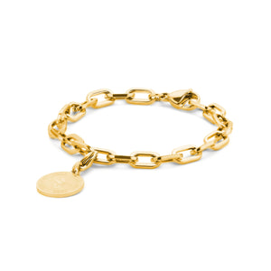 Schakelarmband met kolibrie bedel