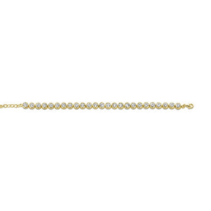 Tennis bracelet round