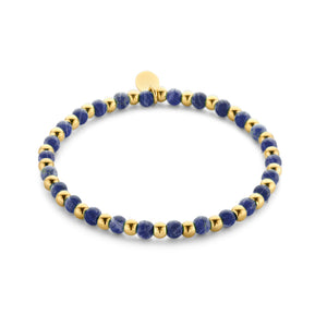 Beaded bracelet sodalite beads