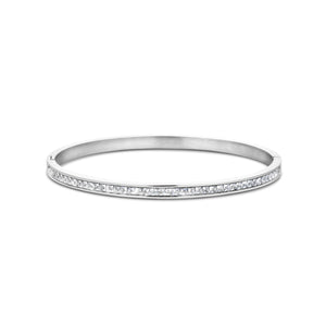 Bangle with zirconia stones