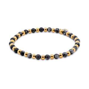 Beaded bracelet with aventurine beads