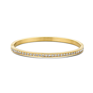 Bangle with crystal stones