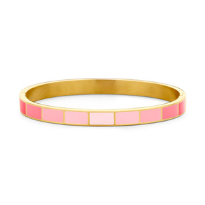 Bangle with enamel
