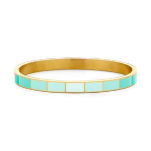 Bangle with enamel