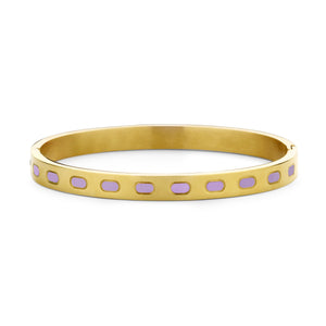 Bangle with enamel