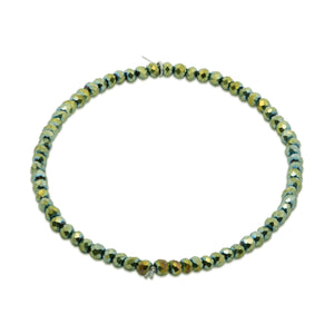 Beaded bracelet crystal beads