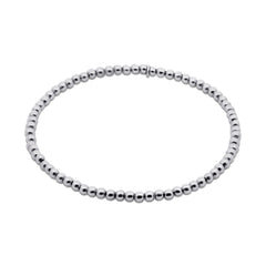 Classic Stainless Steel Bead Bracelet
