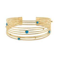 Turquoise Stone Bangle