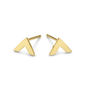 Stud earrings v-shape