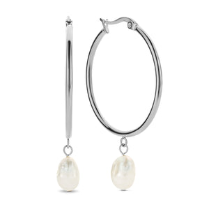 Creolen met barokke parelbedel