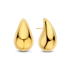 CO88 Collection Drop Earrings 26x16mm Stainless Steel