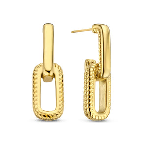Oorbellen dubbele ring luxe