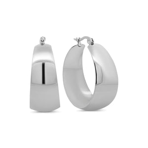 Wide Hoop Earrings