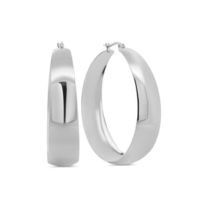 Wide Hoop Earrings