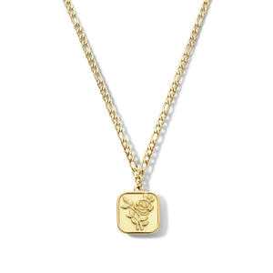 Ketting met rozenbedeltje