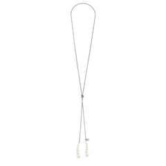 Ketting met bedel van barokparel en koorden