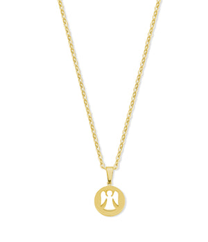Ketting met open engel bedel