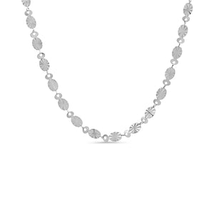 Schakelketting met plat schelpje