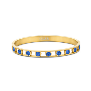 Bangle with round zirconia stones