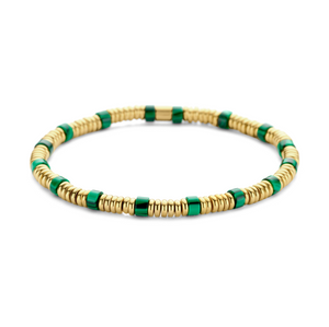 Beaded bracelet with beads