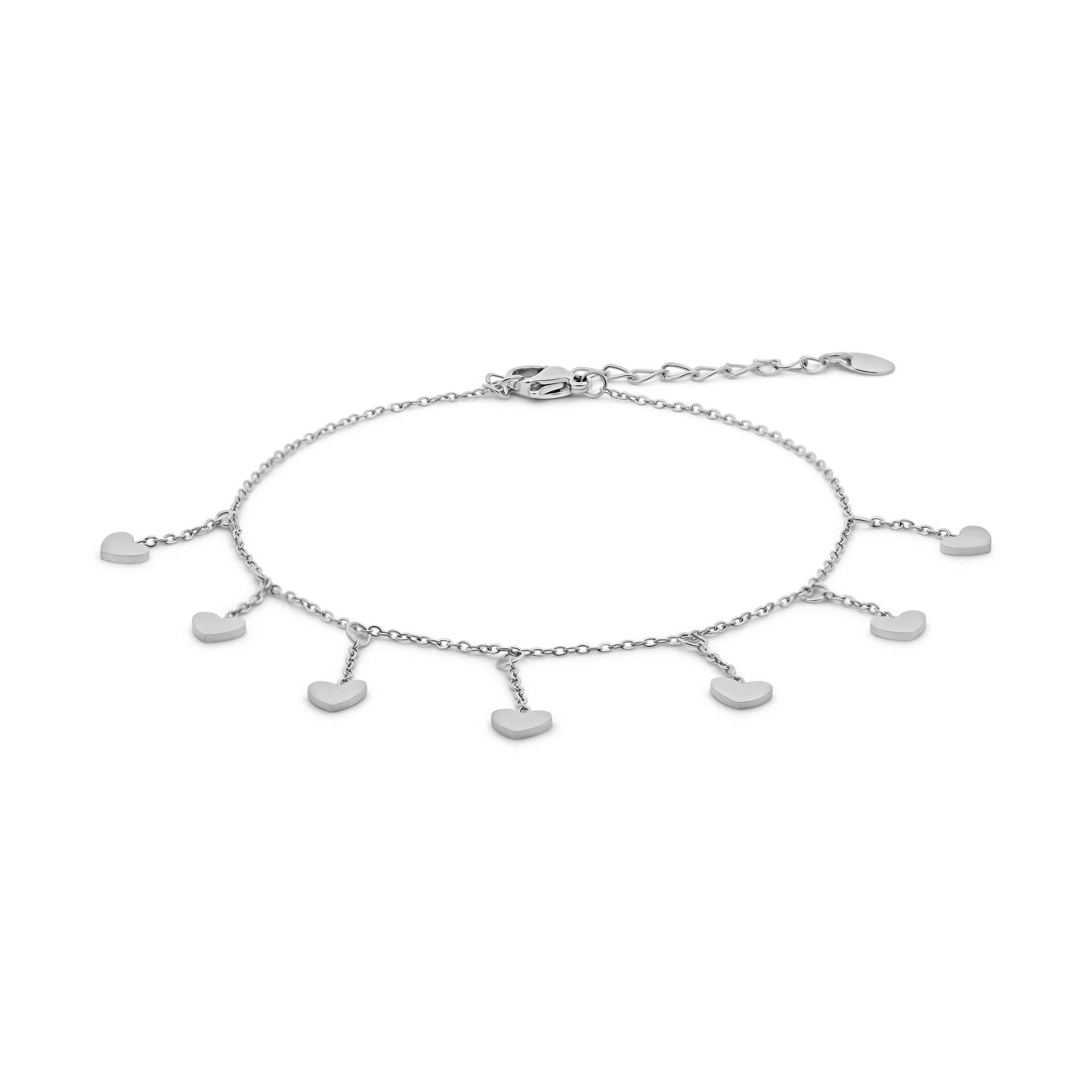 Heart Charm Anklet
