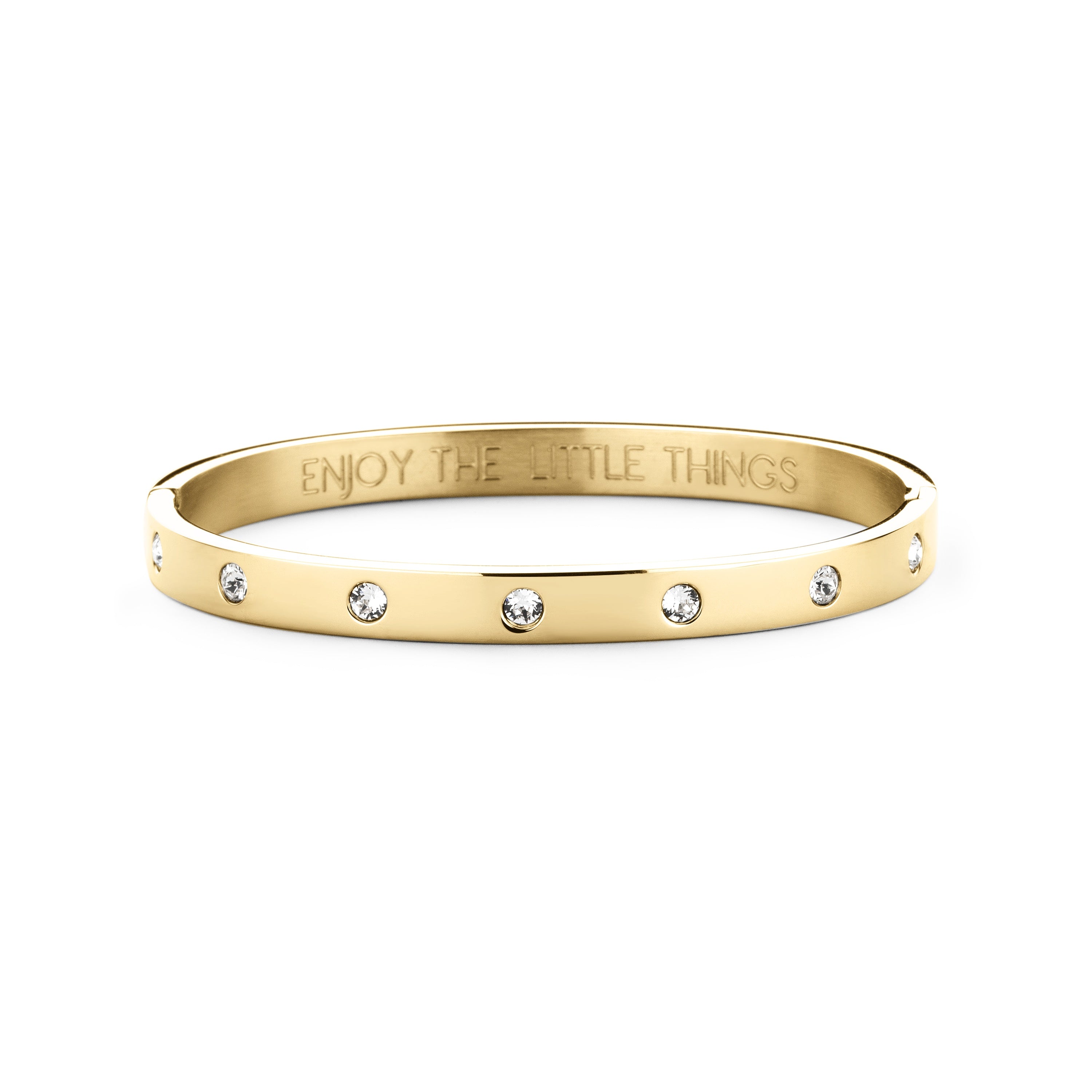 Bangle with crystals