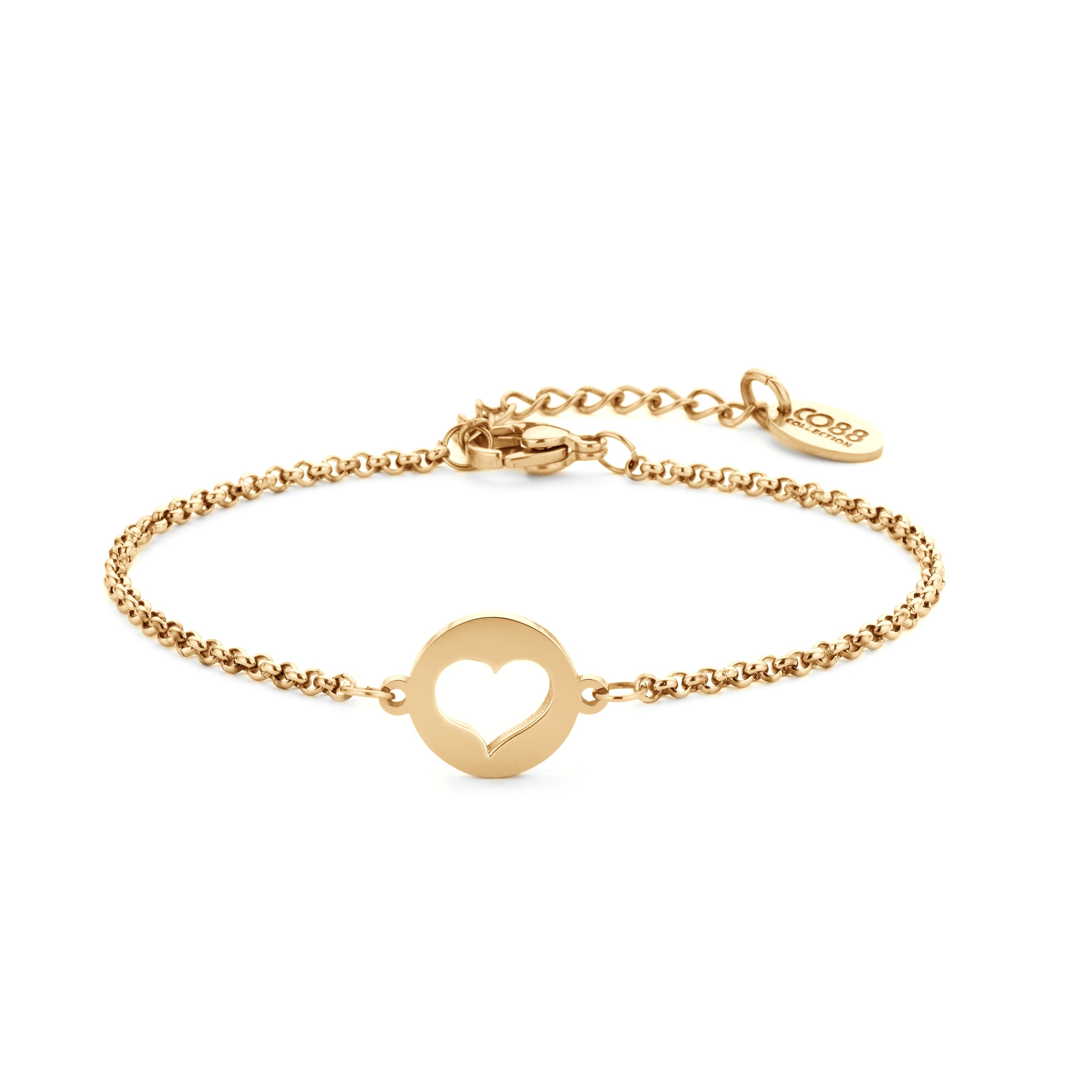 Bracelet with heart charm