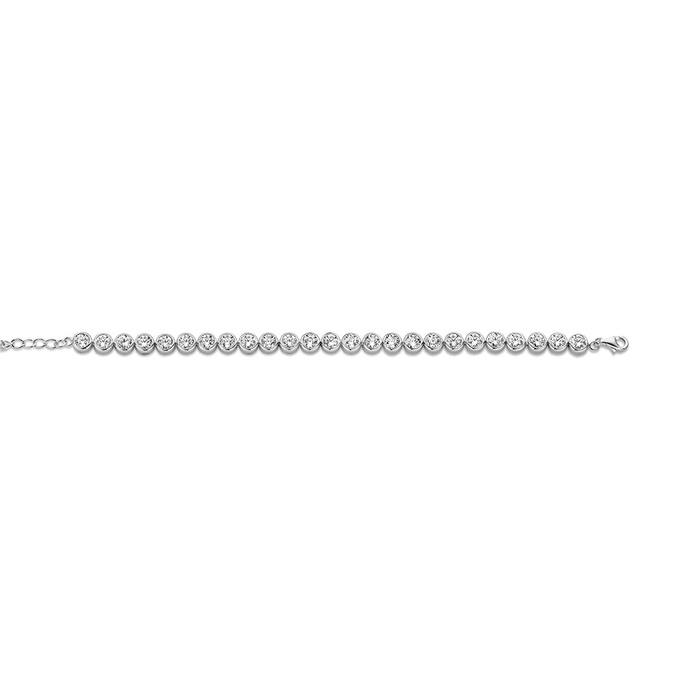 Tennis bracelet round
