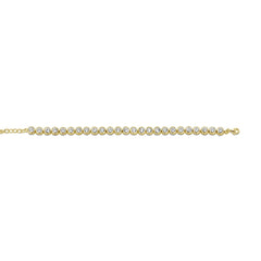 Tennis bracelet round