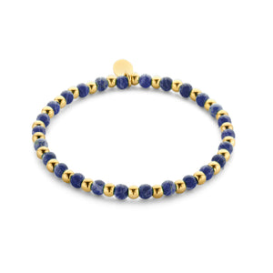 Beaded bracelet sodalite beads