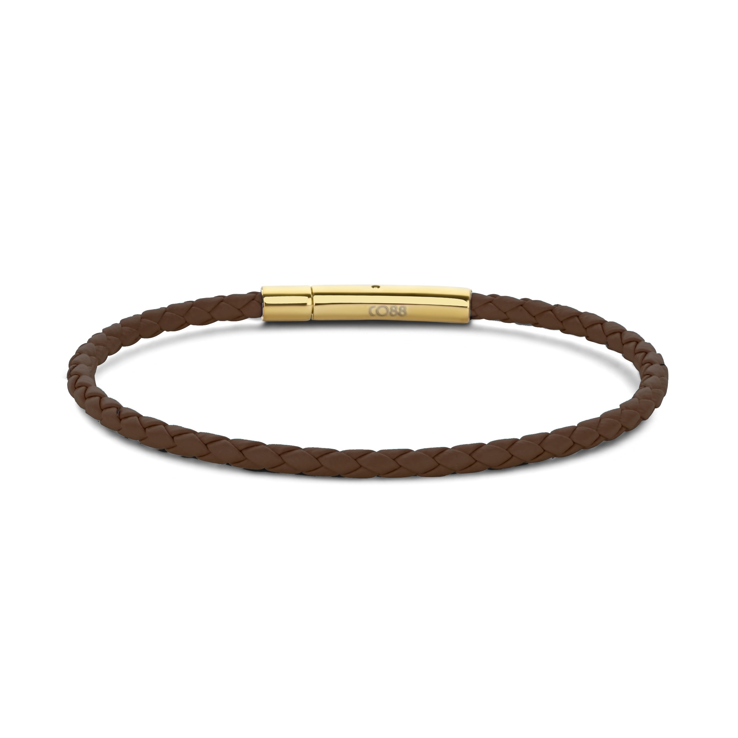Bracelet braided leather