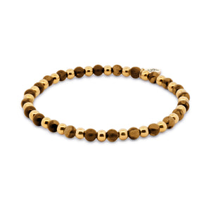 Beaded bracelet with aventurine beads