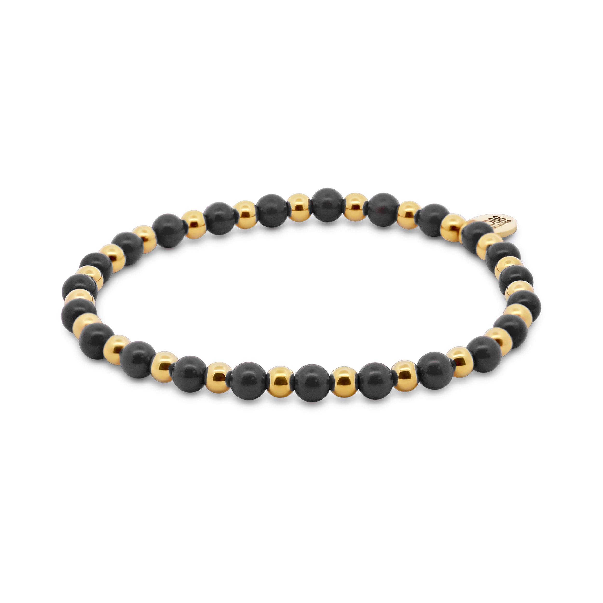 Beaded bracelet with aventurine beads