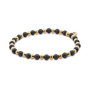 Beaded bracelet with aventurine beads