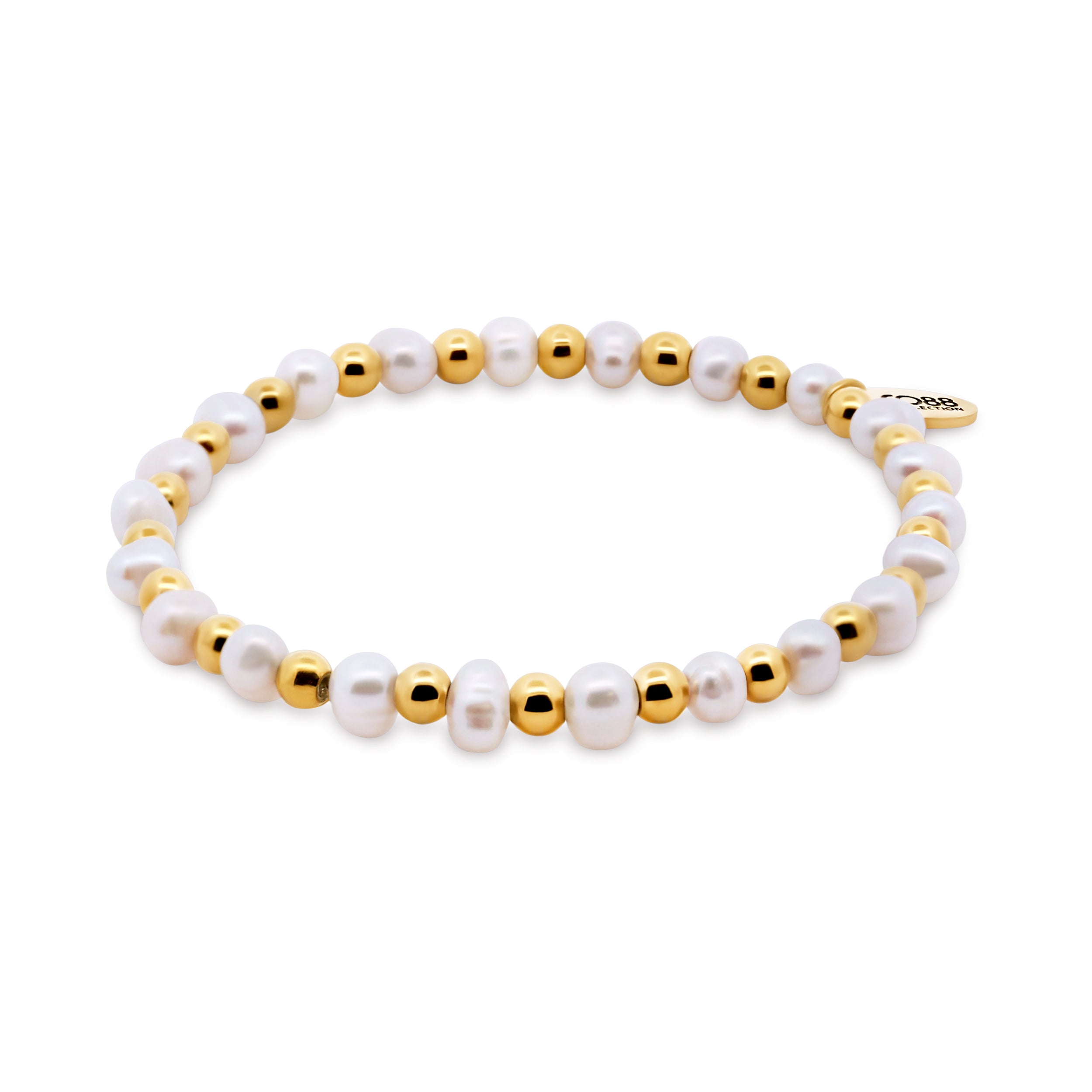 Beaded bracelet with aventurine beads
