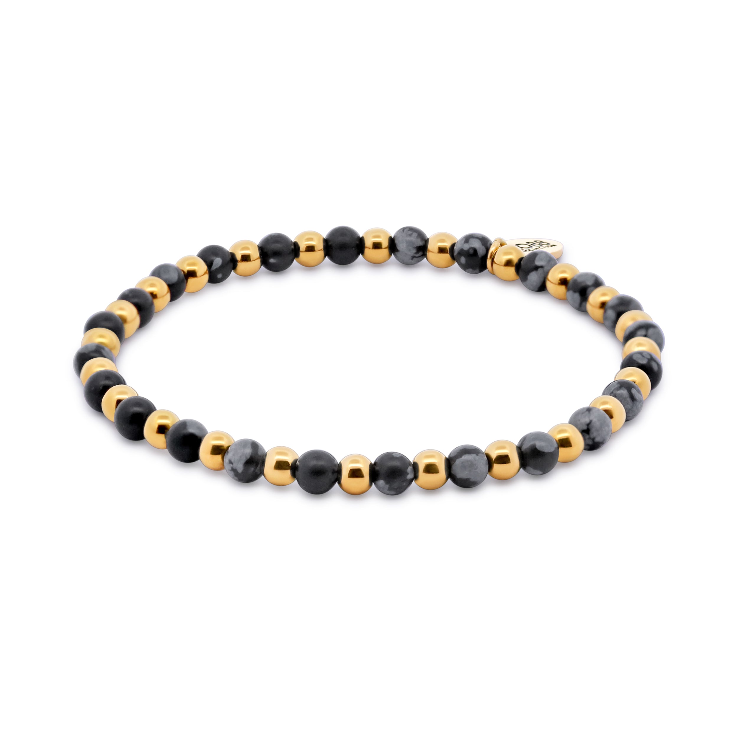 Beaded bracelet with aventurine beads