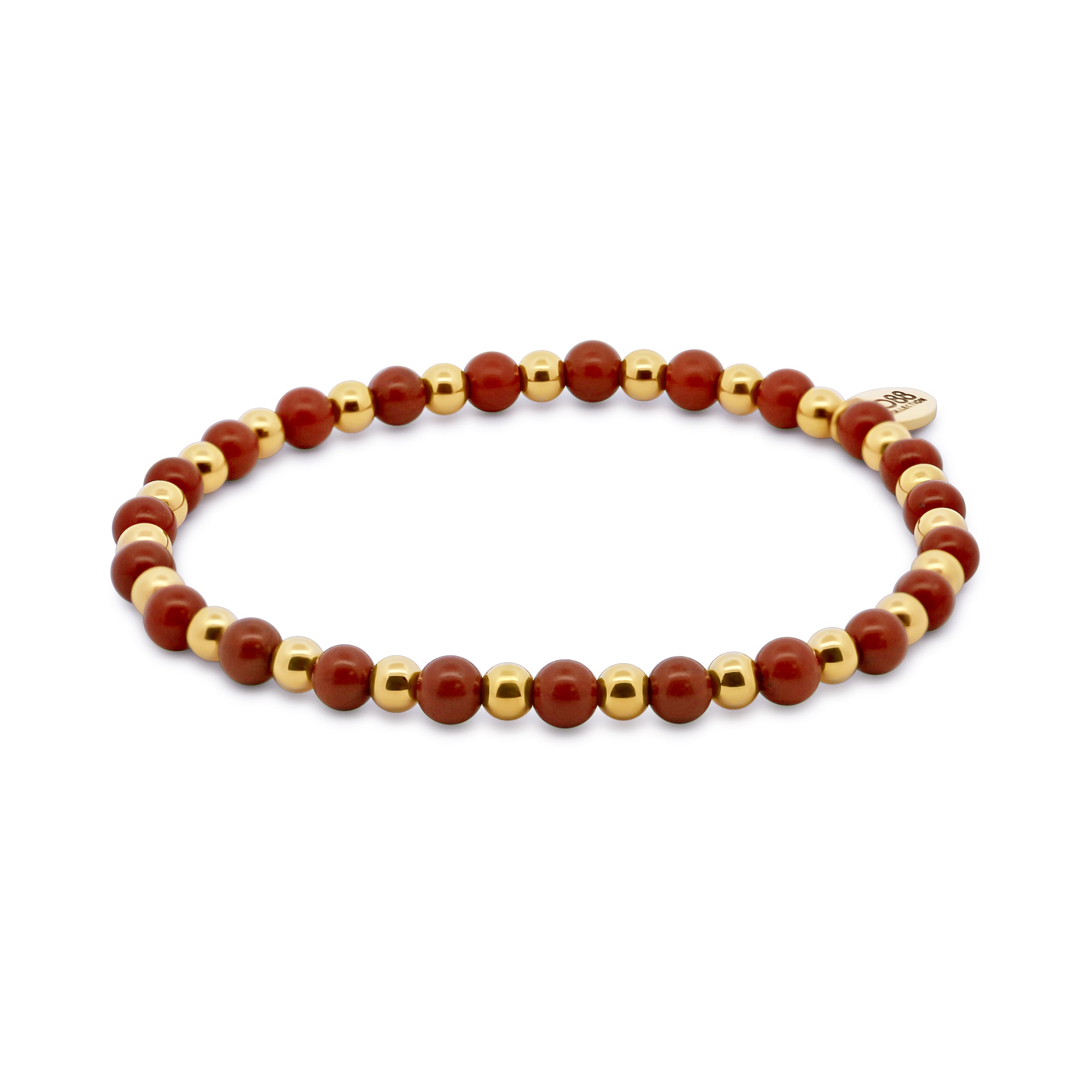 Beaded bracelet with aventurine beads