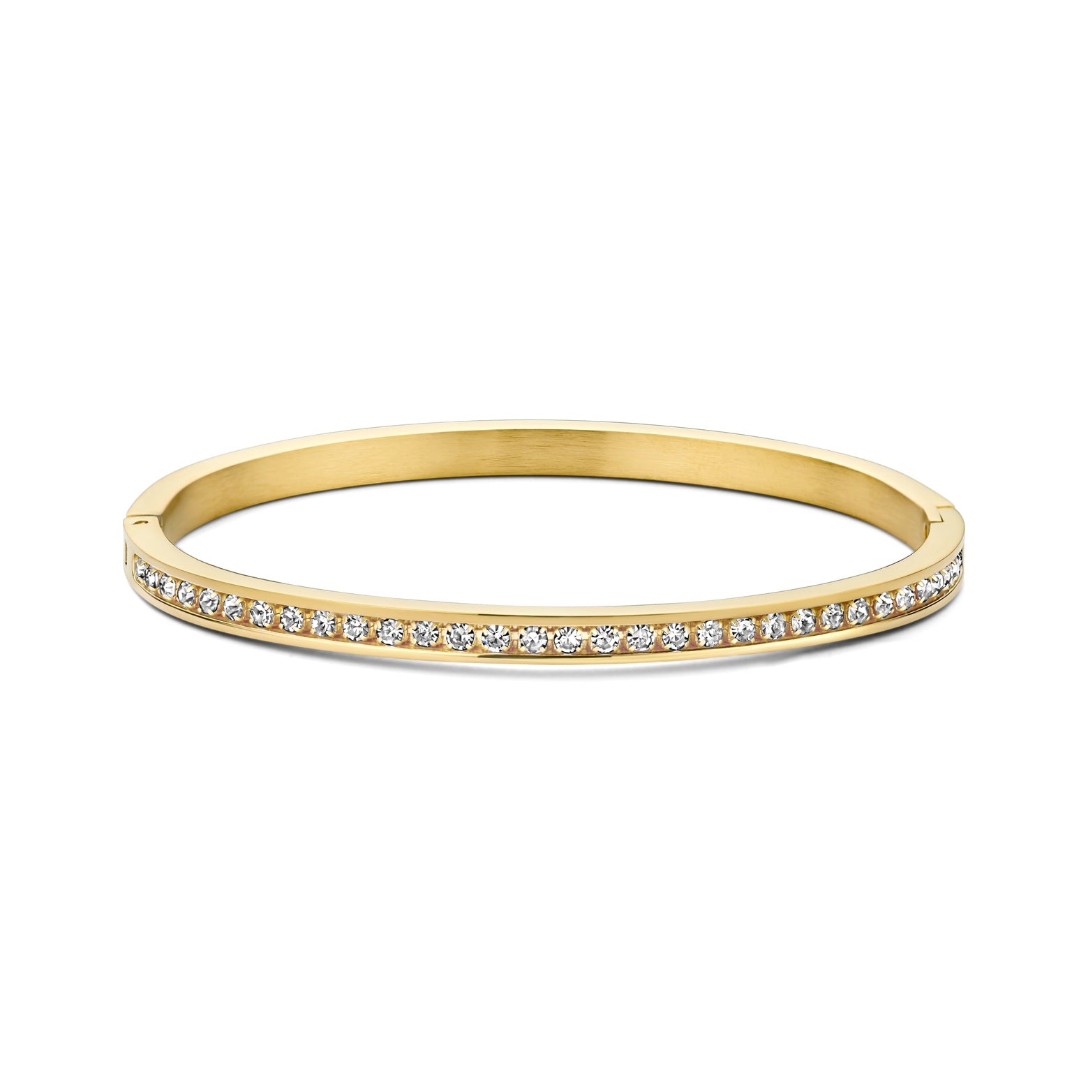 Bangle with crystal stones