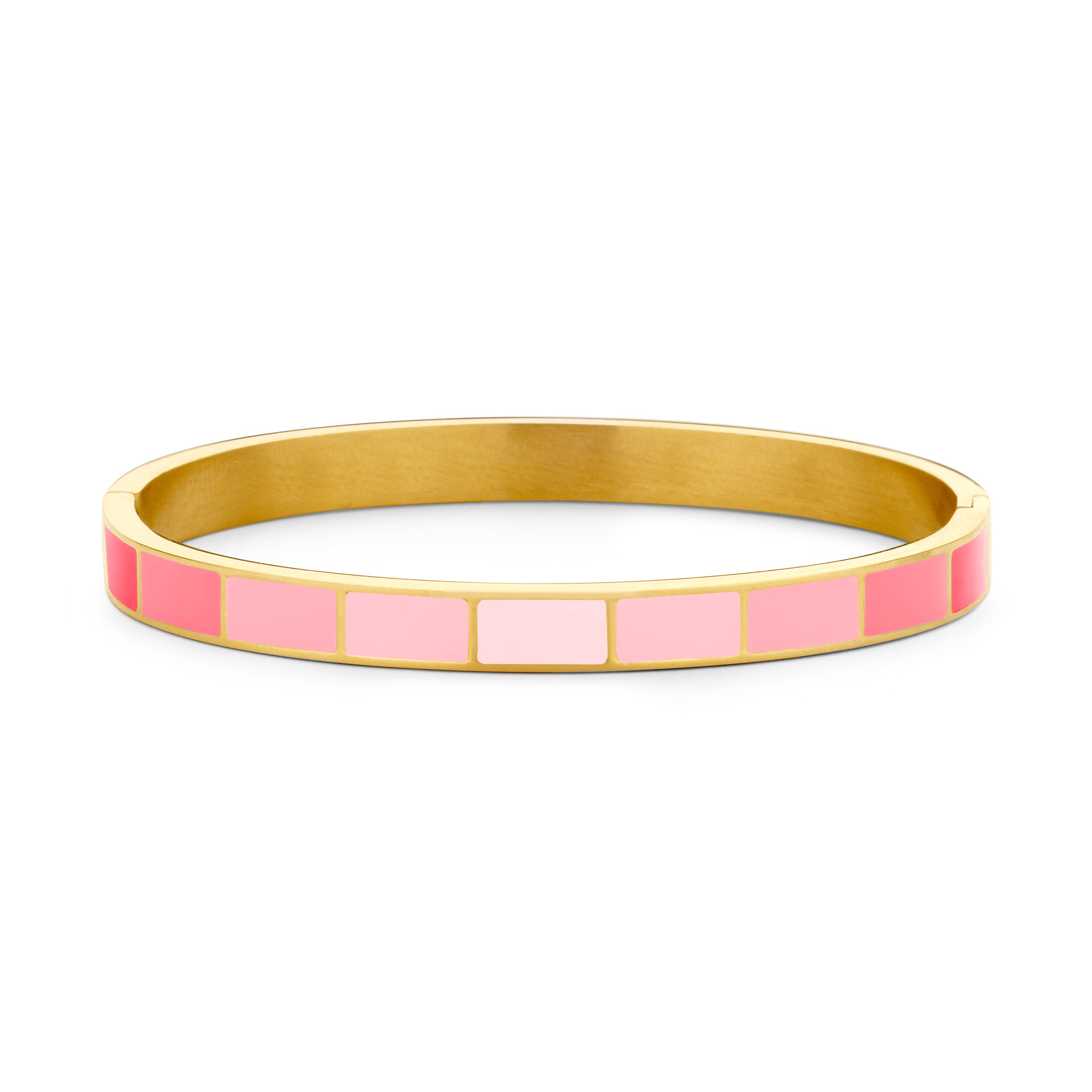Bangle with enamel