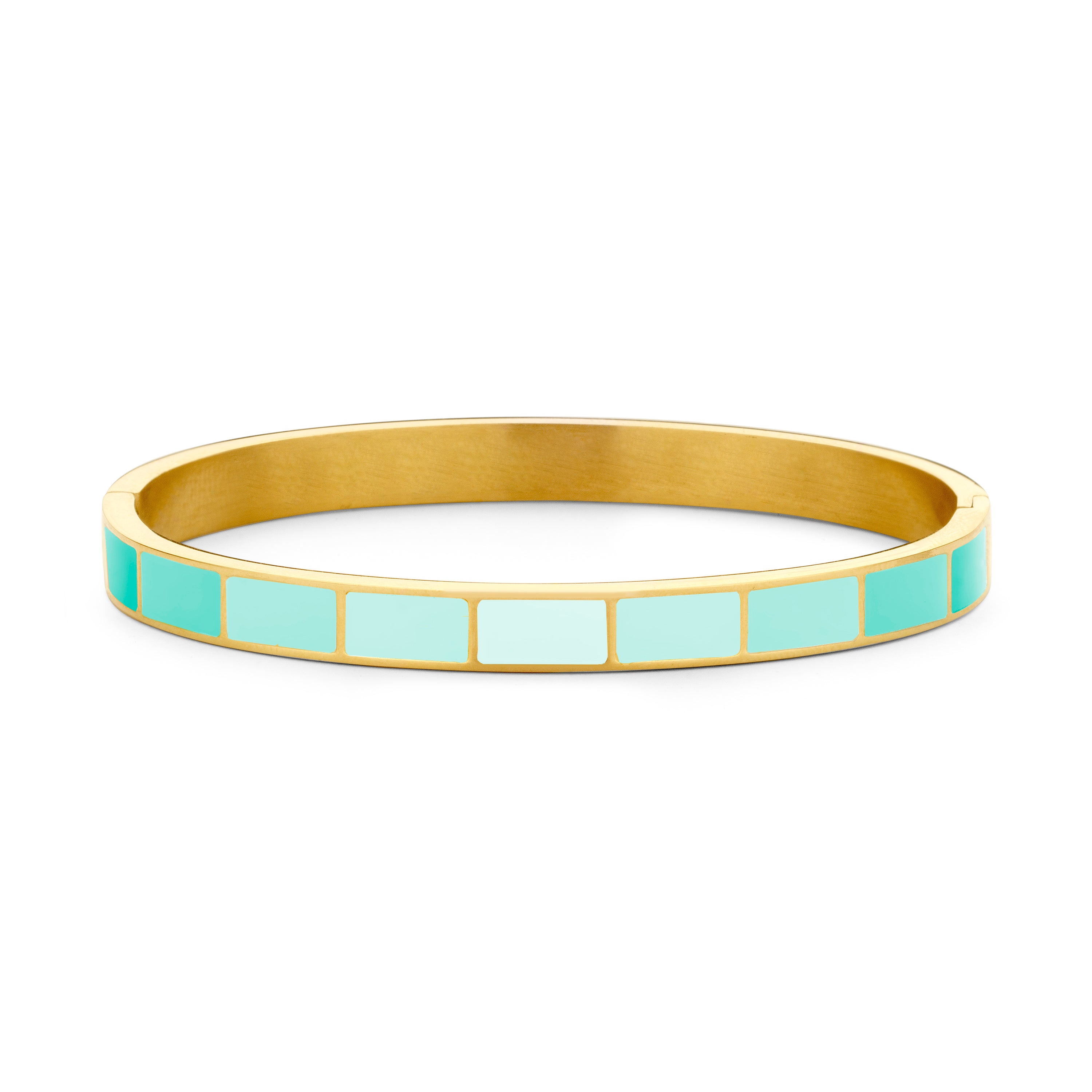 Bangle with enamel