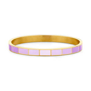 Bangle with enamel