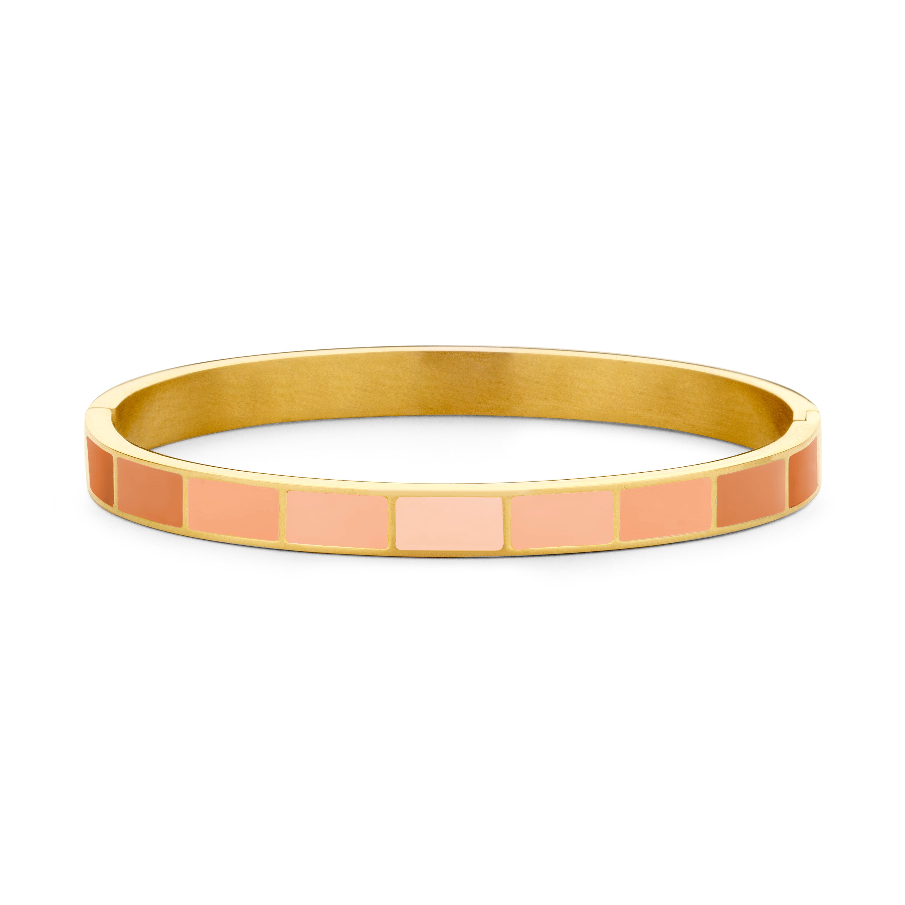 Bangle with enamel