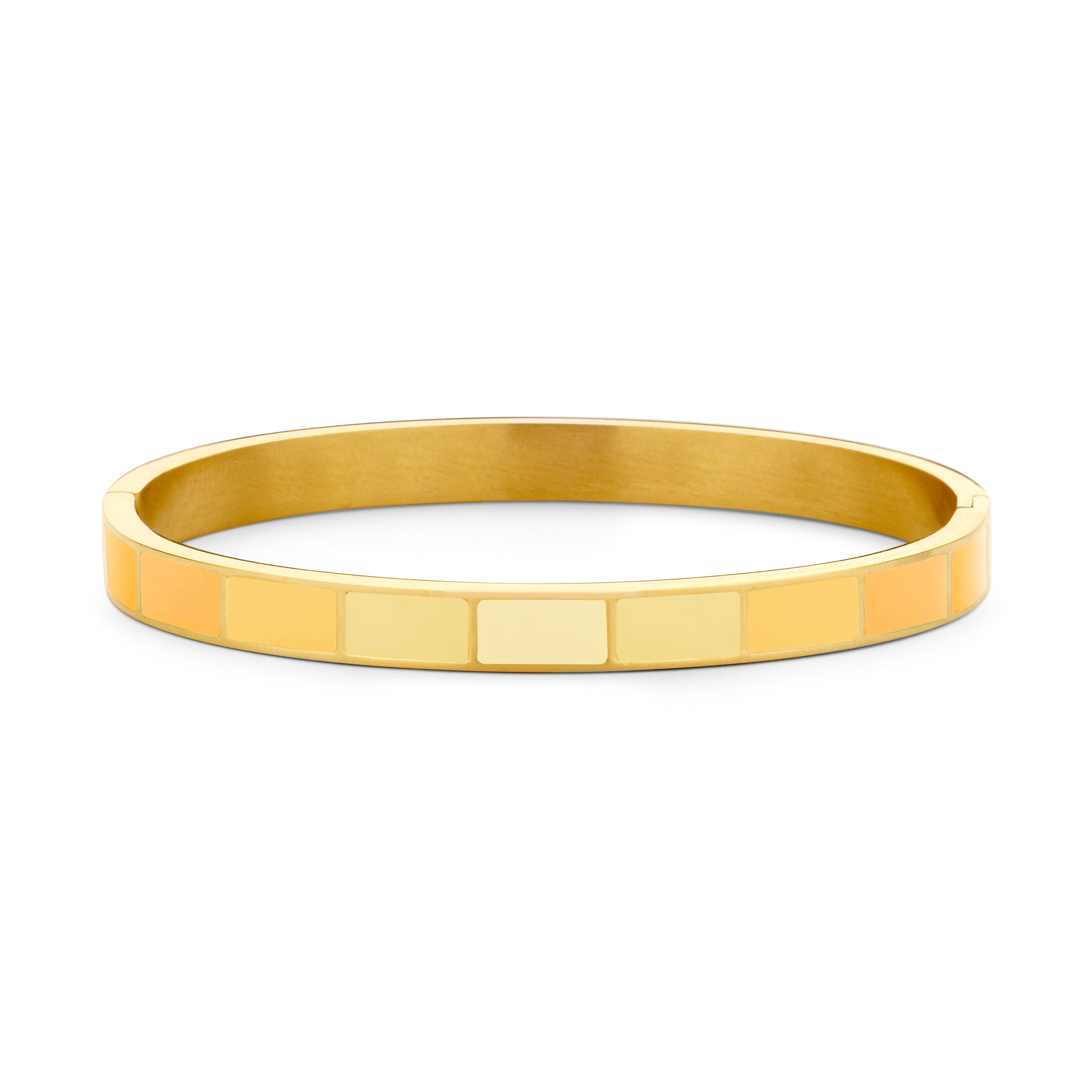 Bangle with enamel