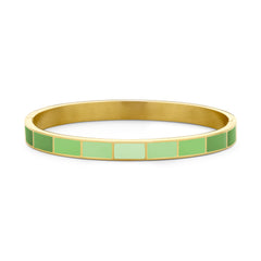 Bangle with enamel