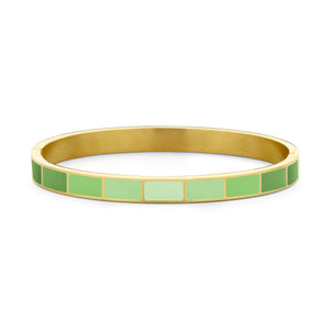 Bangle with enamel