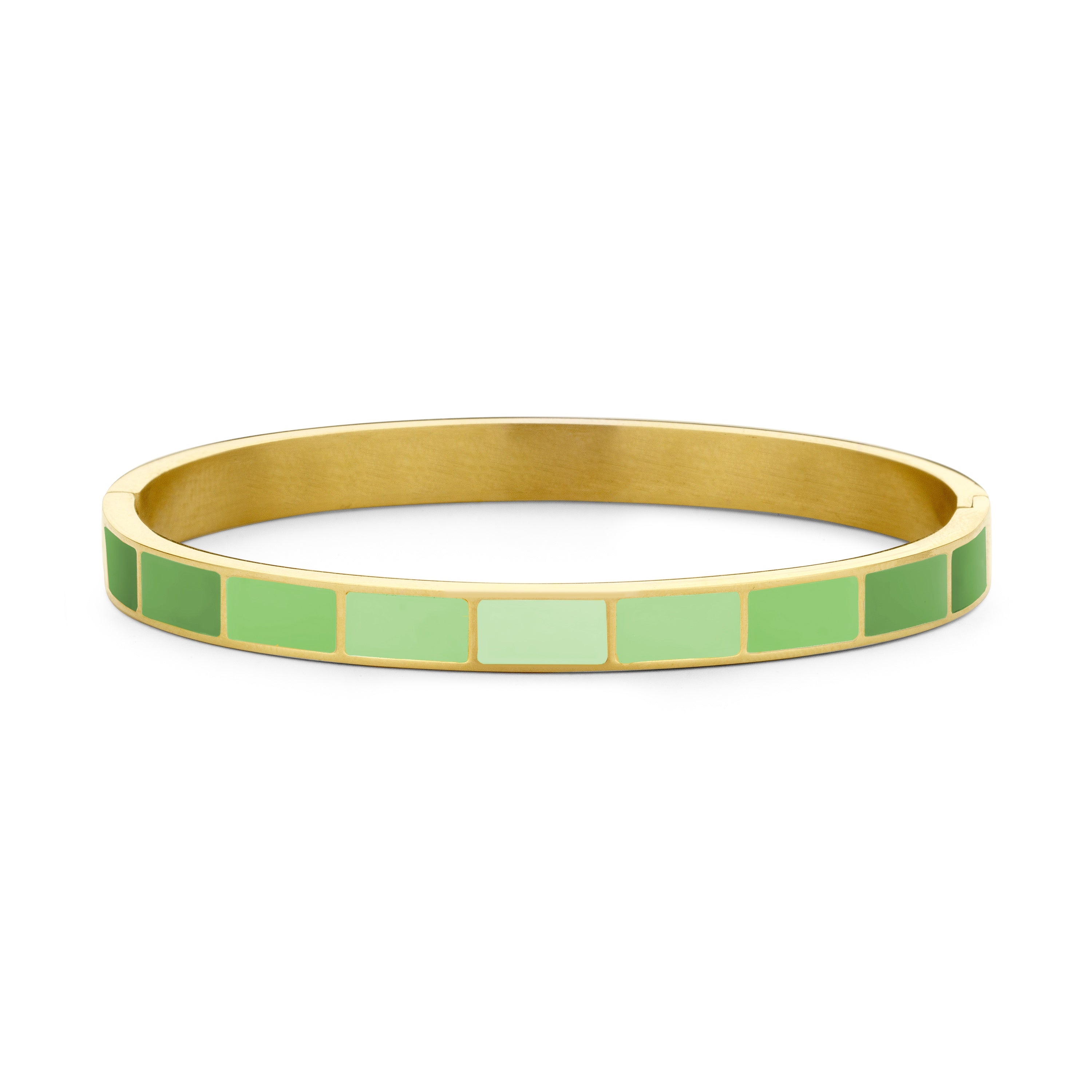 Bangle with enamel