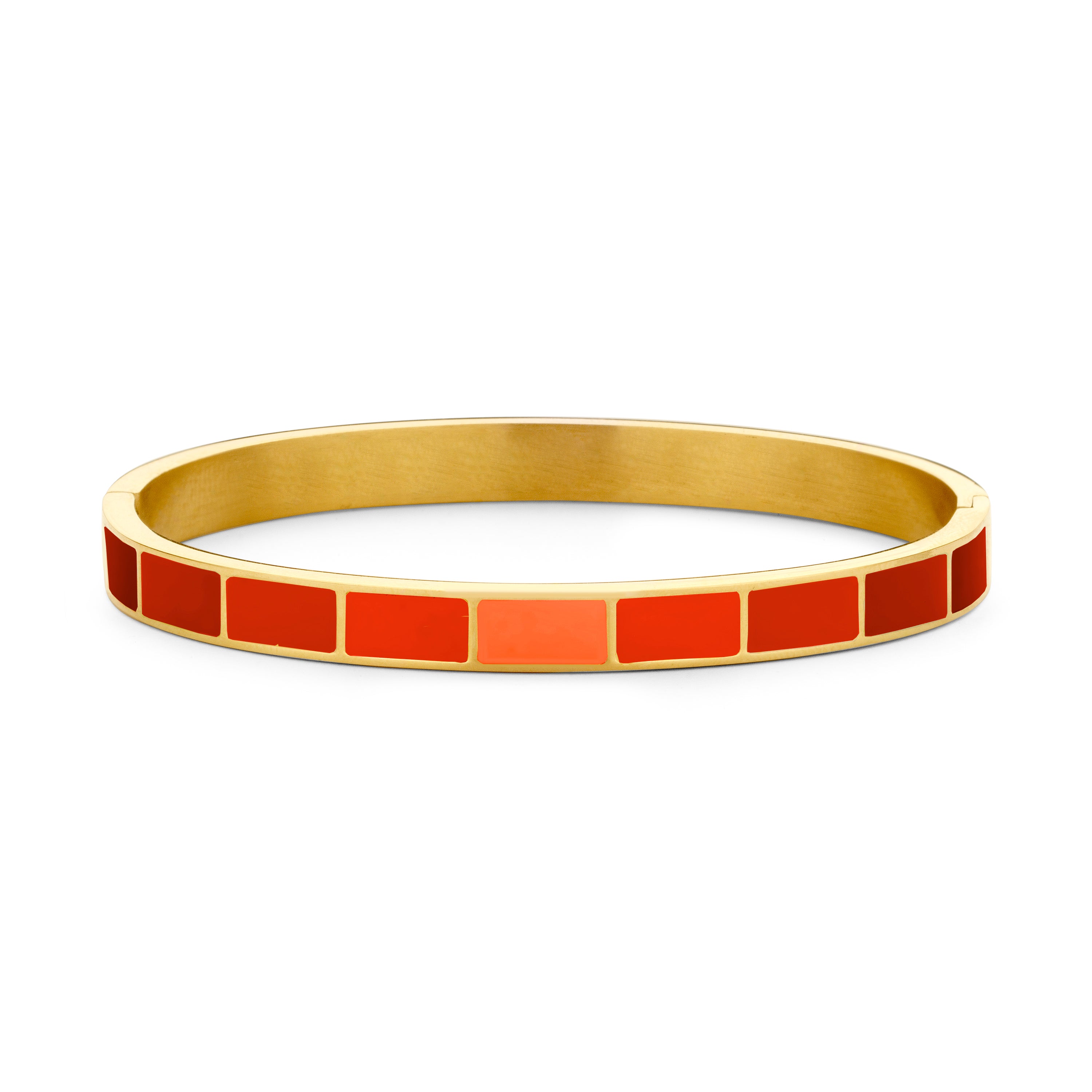 Bangle with enamel