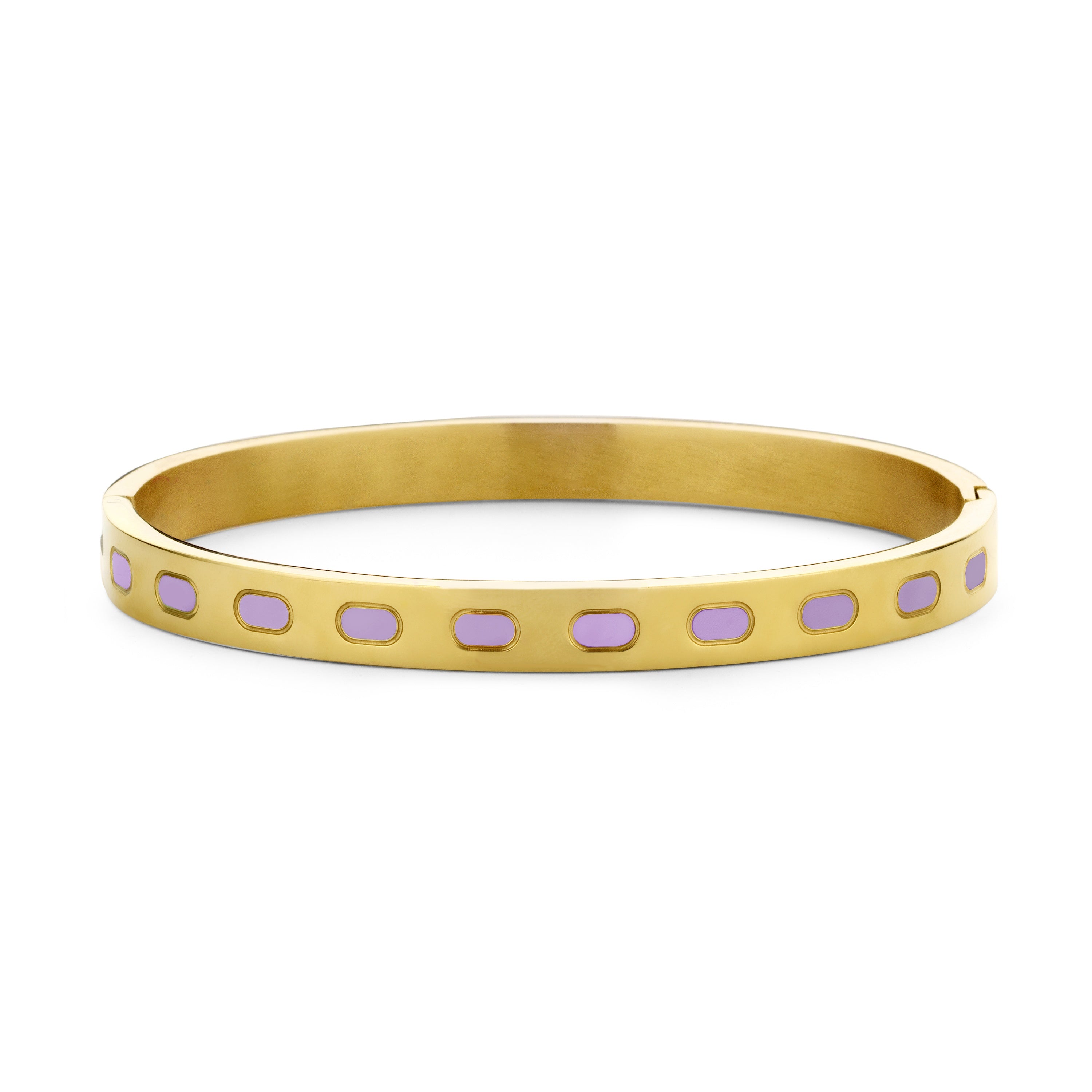 Bangle with enamel