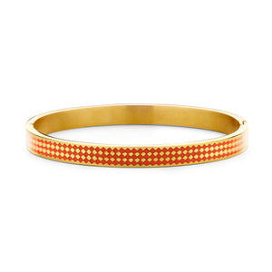 Bangle with enamel