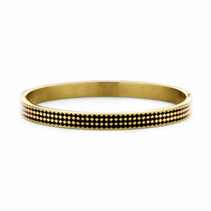 Bangle with enamel